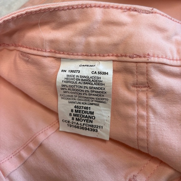 Lee Women's Flex-to-go Mid-rise Cargo Bermuda Shorts Pink Size 8(M) - Picture 11 of 13